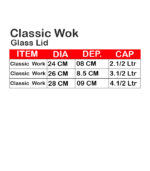 GL Classic Wok with Glass Lid - Image 2