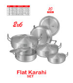Flat Karahi Set